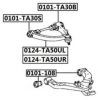 TOYOT 4806128050 Control Arm-/Trailing Arm Bush